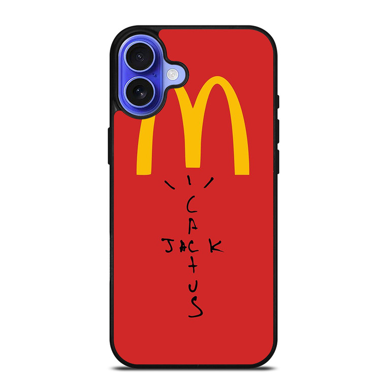CACTUS JACK TRAVIS SCOTT MCDONALD'S LOGO iPhone 16 Case Cover