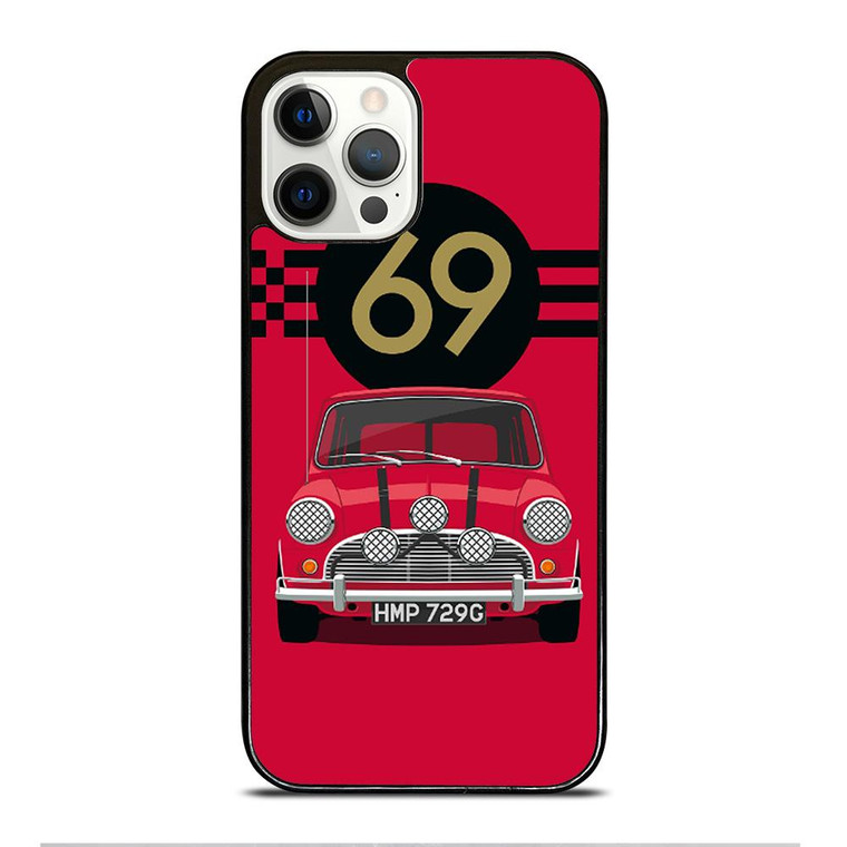 MINI COOPER RED 69 iPhone 12 Pro Case Cover