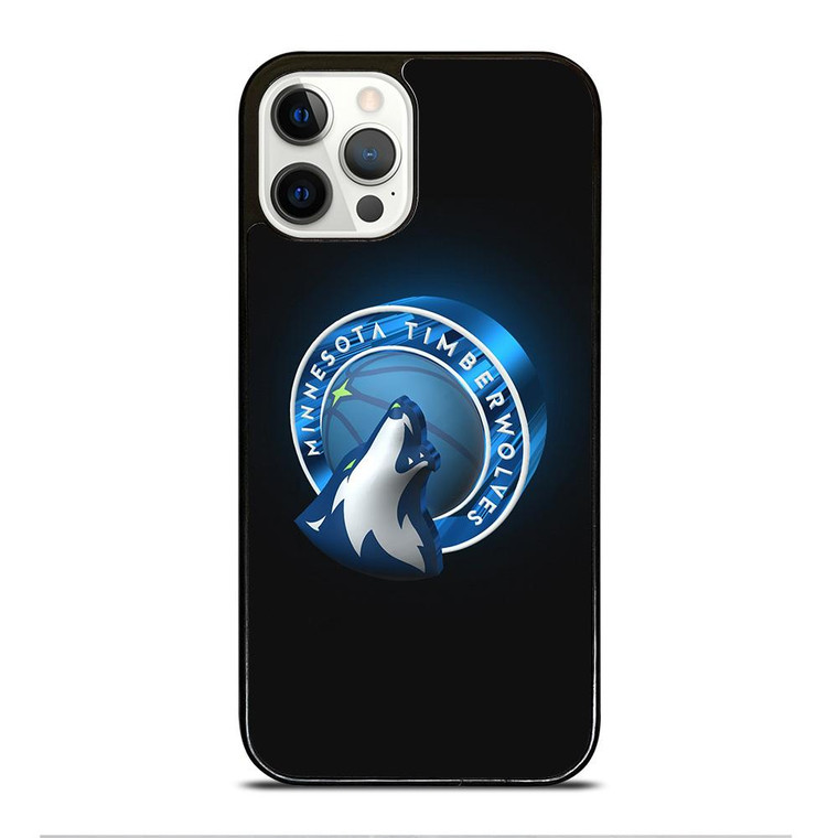 MINNESOTA TIMBERWOLVES 3D LOGO iPhone 12 Pro Case Cover