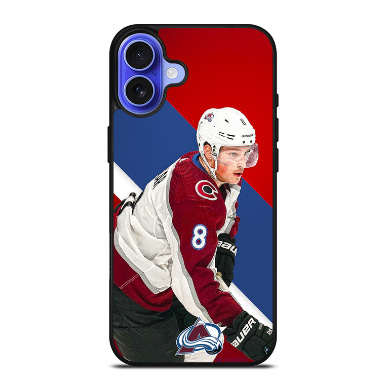 COLORADO AVALANCHE CALE MAKAR iPhone 16 Case Cover