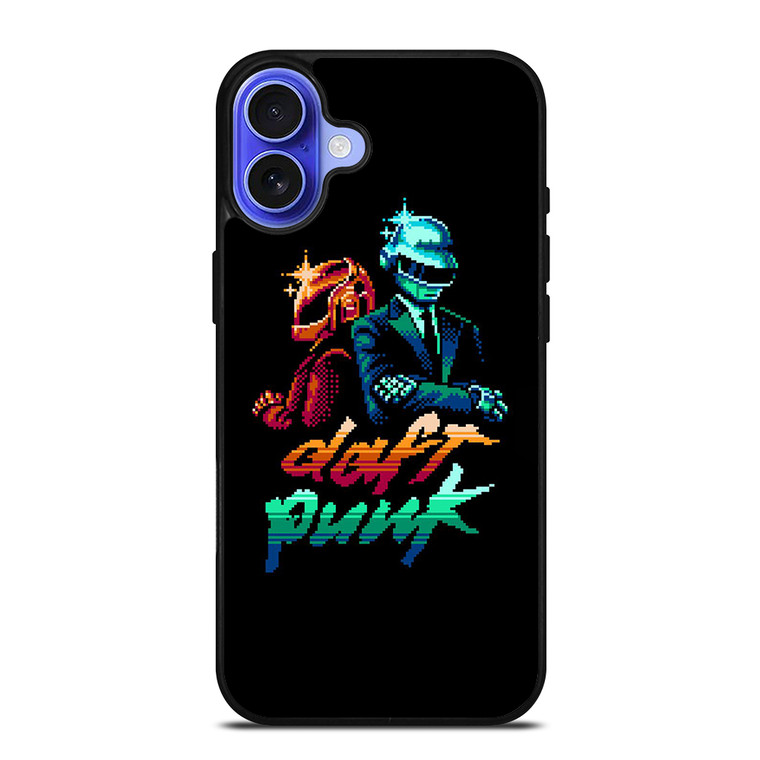 DAFT PUNK 8 BIT iPhone 16 Case Cover