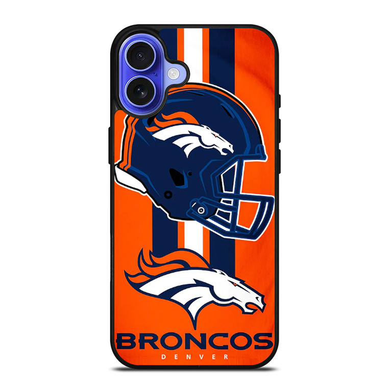 DENVER BRONCOS ORANGE CRUSH iPhone 16 Case Cover
