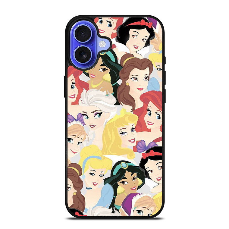 DISNEY PRINCESS CARTOON 2 iPhone 16 Case Cover DISNEY PRINCESS CARTOON 2 iPhone 16 Case Cover