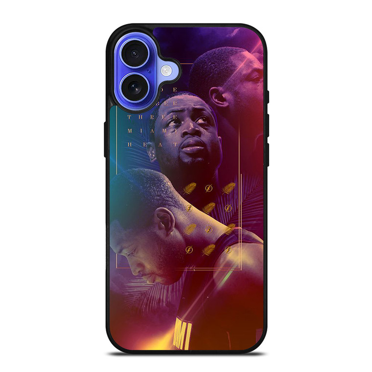 DWYANE WADE NUMBER THREE iPhone 16 Case Cover