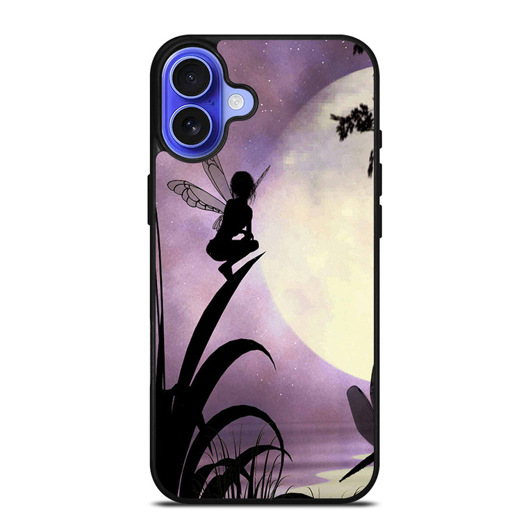 FAIRY DRAGONFLIES PURPLE MOON 2 iPhone 16 Case Cover