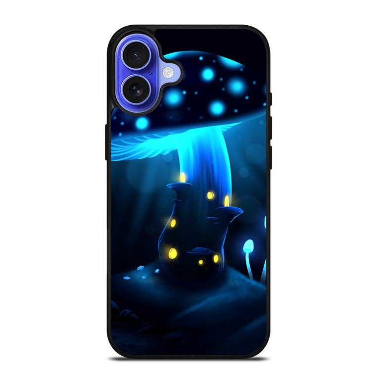 FANTASIA BLUE MUSHROOM iPhone 16 Case Cover