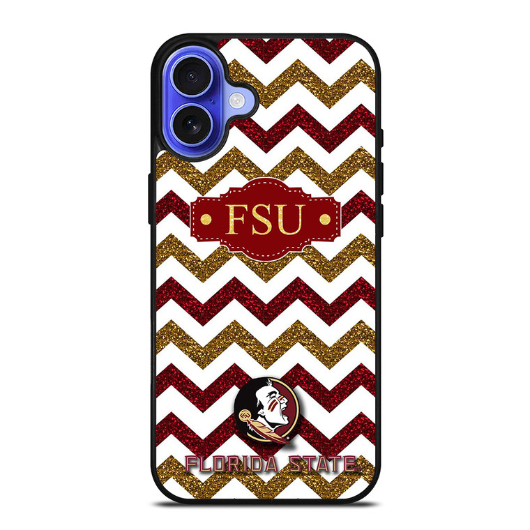 FLORIDA STATE GLITTER LOGO iPhone 16 Case Cover