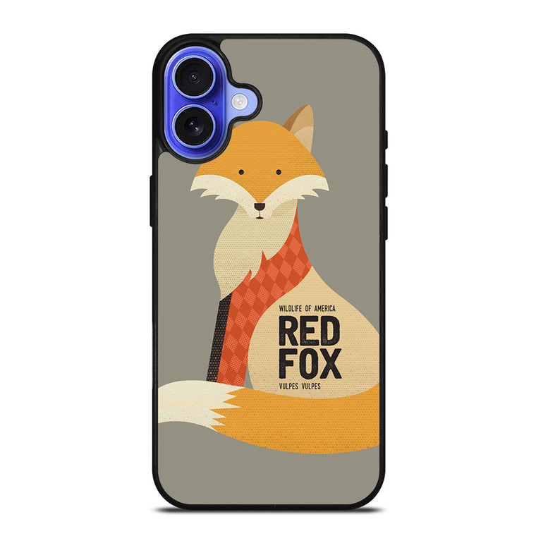 FOX VULPES WILDLIFE iPhone 16 Case Cover