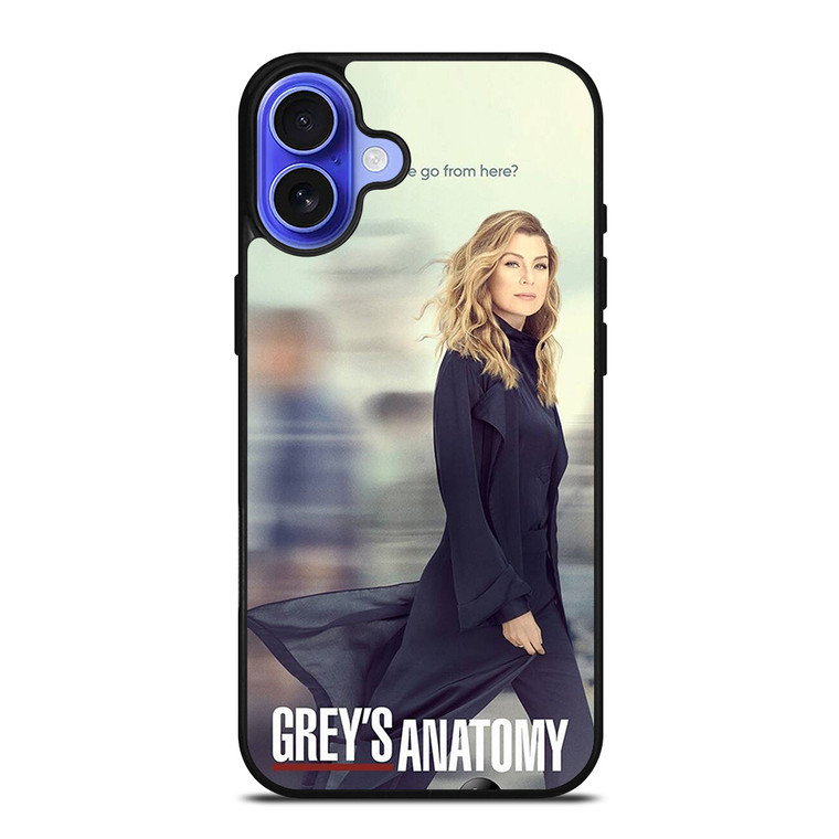 GREY'S ANATOMY DRAMA iPhone 16 Case Cover GREY'S ANATOMY DRAMA iPhone 16 Case Cover