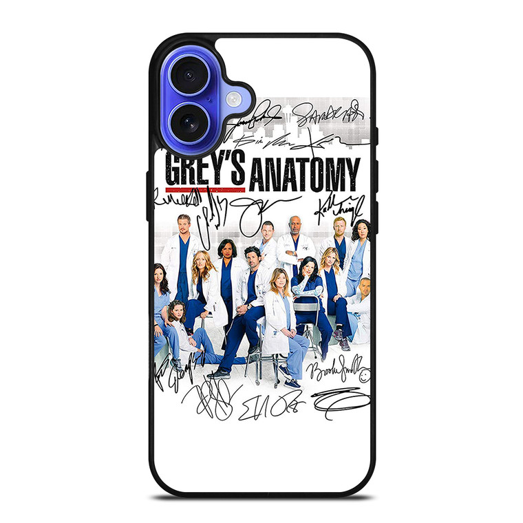 GREY'S ANATOMY SIGNATURE iPhone 16 Case Cover