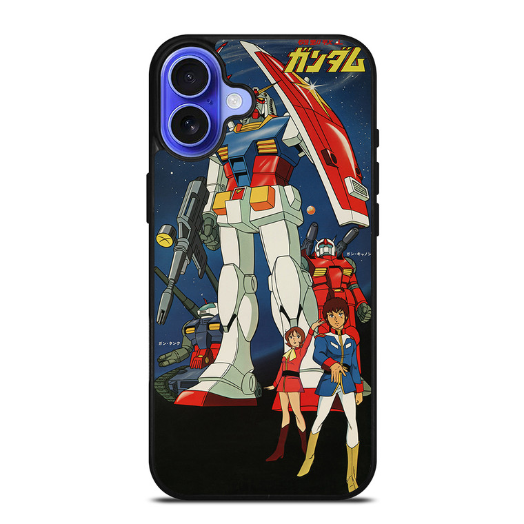 GUNDAM MOBILE SUIT POSTER iPhone 16 Case Cover