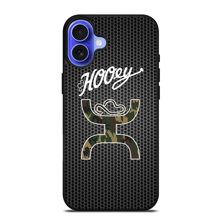 HOOEY METAL CAMO LOGO iPhone 16 Case Cover