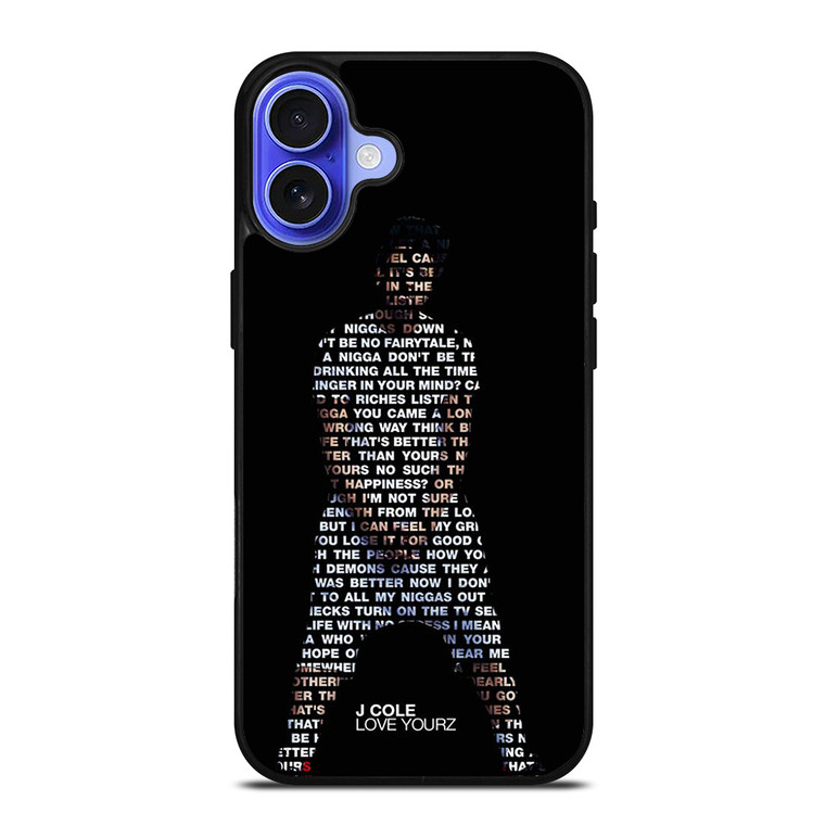 J COLE LOVE YOURZ LYRICS iPhone 16 Case Cover
