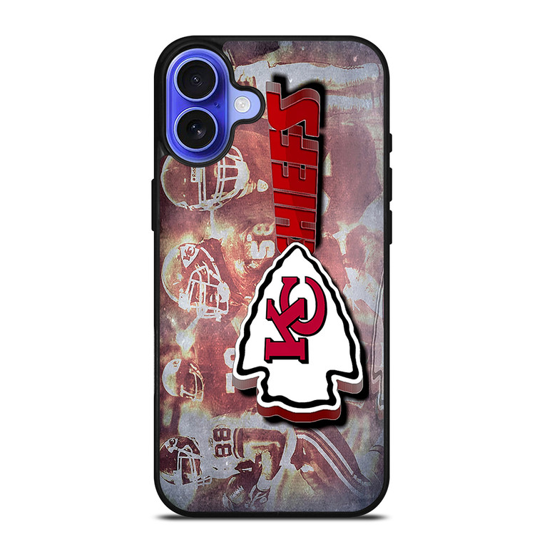 KANSAS CITY CHIEFS 1 iPhone 16 Case Cover