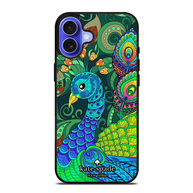 KATE SPADE NEW YORK PEACOCK iPhone 16 Case Cover KATE SPADE NEW YORK PEACOCK iPhone 16 Case Cover