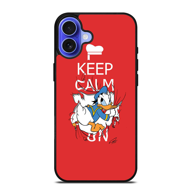 KEEP CALM DONALD DUCK iPhone 16 Case Cover