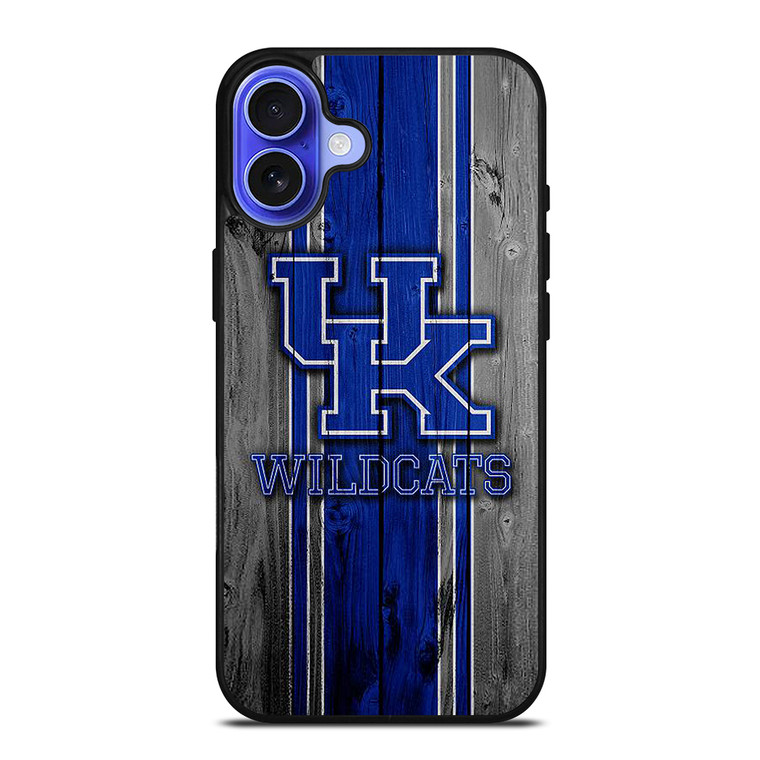 KENTUCKY WILDCATS WOODEN iPhone 16 Case Cover