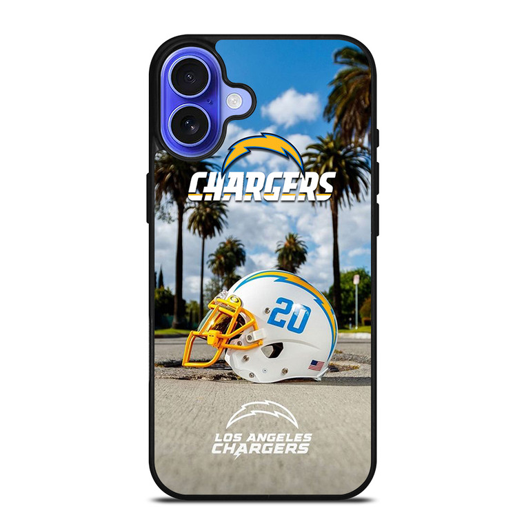 LOS ANGELES CHARGERS HELMET iPhone 16 Case Cover