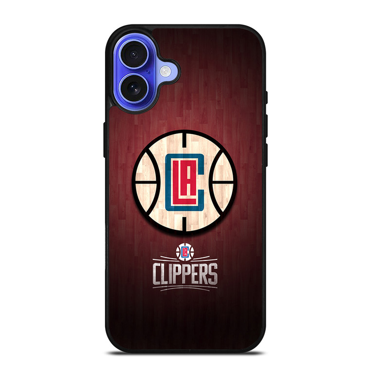 LOS ANGELES CLIPPERS WOODEN LOGO iPhone 16 Case Cover