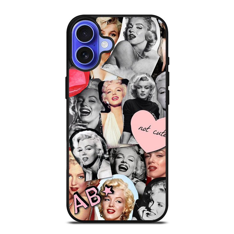 MARILYN MONROE COLLAGE iPhone 16 Case Cover