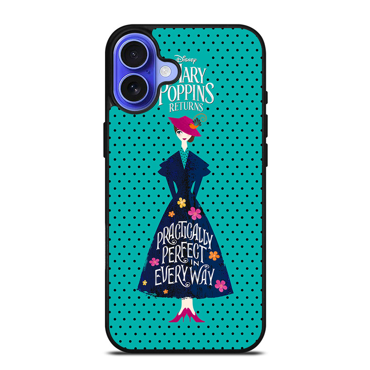 MARY POPPINS CLIPART iPhone 16 Case Cover