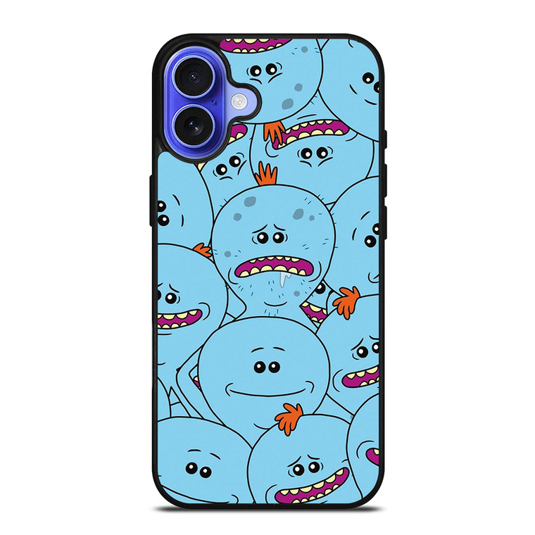 MR MEESEEKS COLLAGE iPhone 16 Case Cover MR MEESEEKS COLLAGE iPhone 16 Case Cover