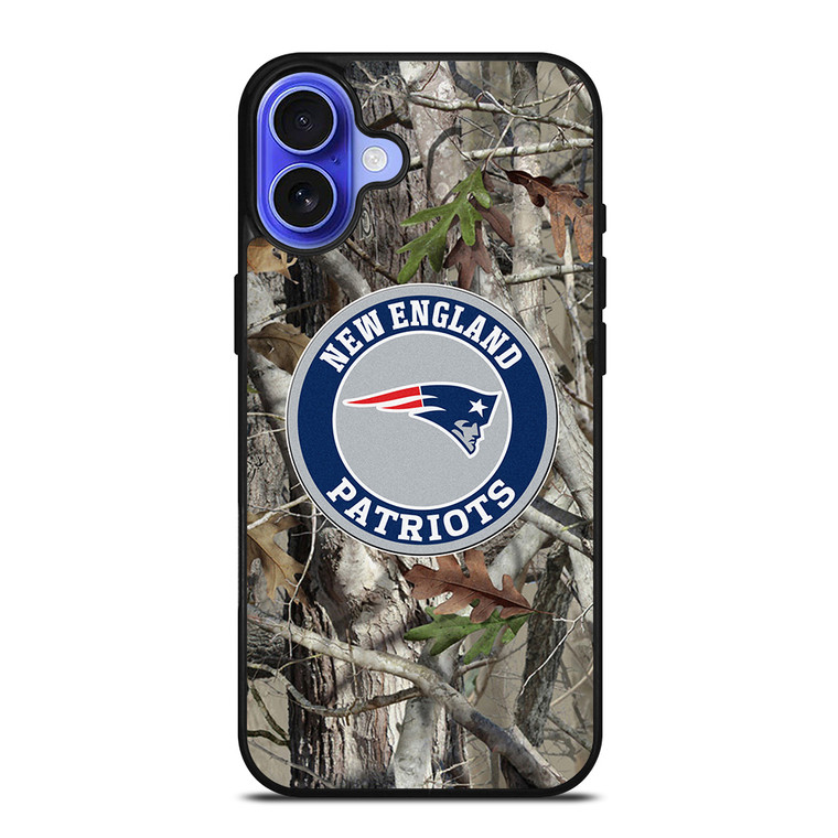 NEW ENGLAND PATRIOTS TREE CAMO iPhone 16 Case Cover