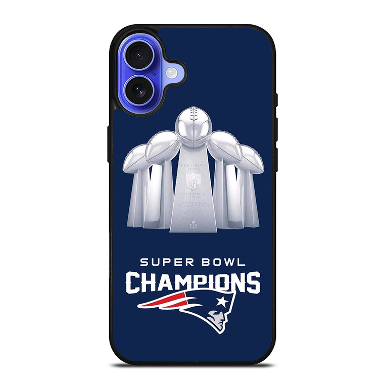 NEW ENGLAND PATRIOTS TROPHY iPhone 16 Case Cover