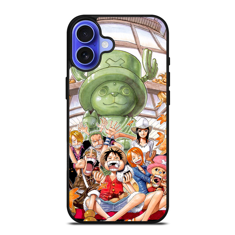 ONE PIECE LUFFY FRIENDS iPhone 16 Case Cover