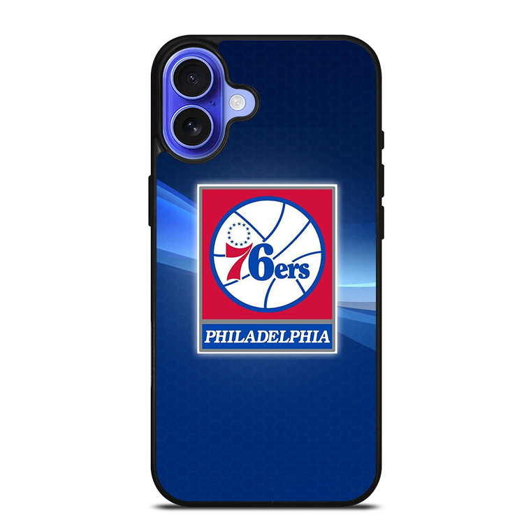 PHILADELPHIA 76ERS LOGO iPhone 16 Case Cover PHILADELPHIA 76ERS LOGO iPhone 16 Case Cover