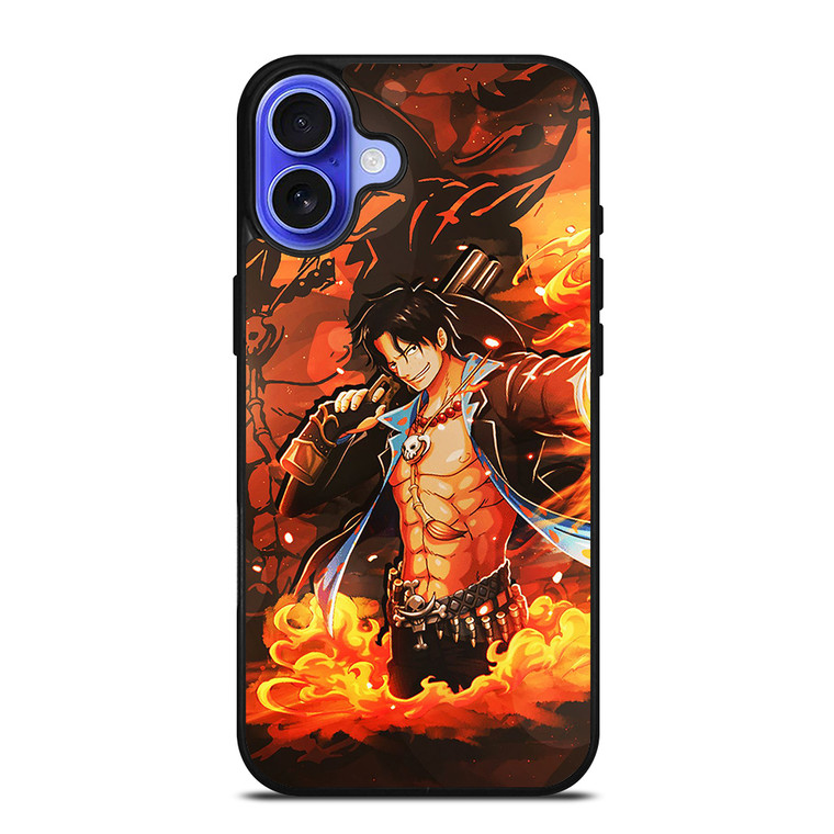 PORTGAS D ACE ONE PIECE iPhone 16 Case Cover