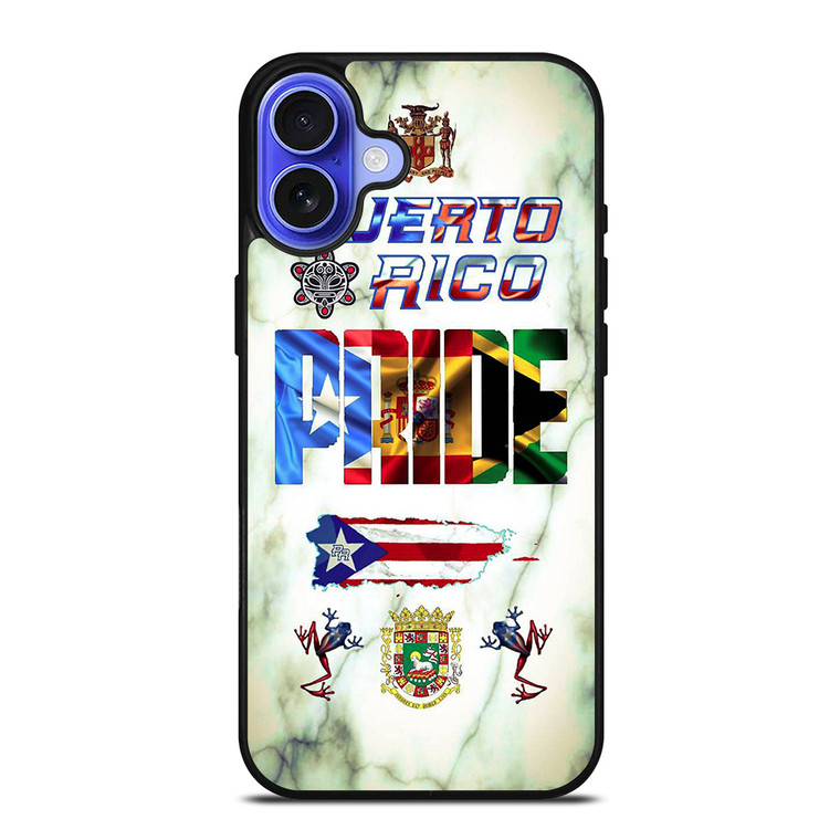 PUERTO RICO FLAG PRIDE iPhone 16 Case Cover