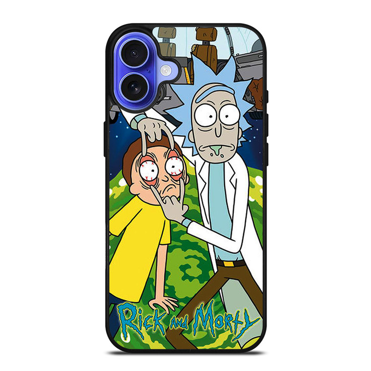 RICK AND MORTY UFO CAR iPhone 16 Case Cover