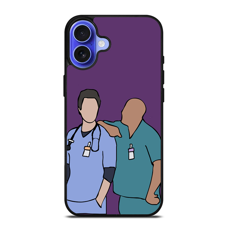 SCRUBS TURK AND JD iPhone 16 Case Cover