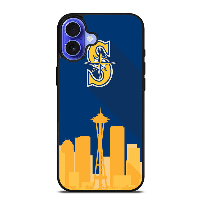 SEATTLE MARINERS BASEBALL ICON iPhone 16 Case Cover