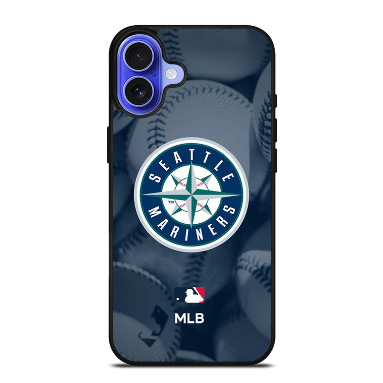 SEATTLE MARINERS MLB LOGO iPhone 16 Case Cover SEATTLE MARINERS MLB LOGO iPhone 16 Case Cover