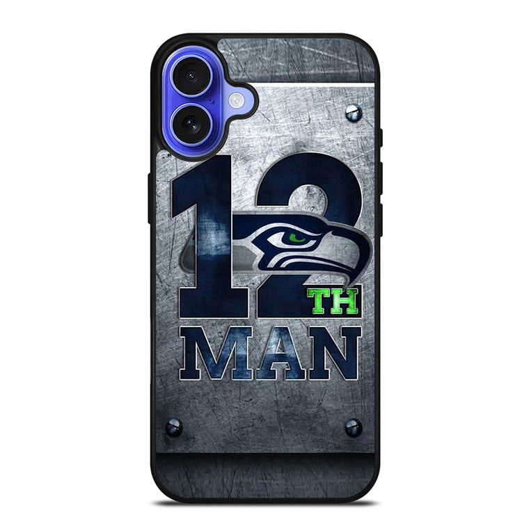 SEATTLE SEAHAWKS 12TH MAN iPhone 16 Case Cover
