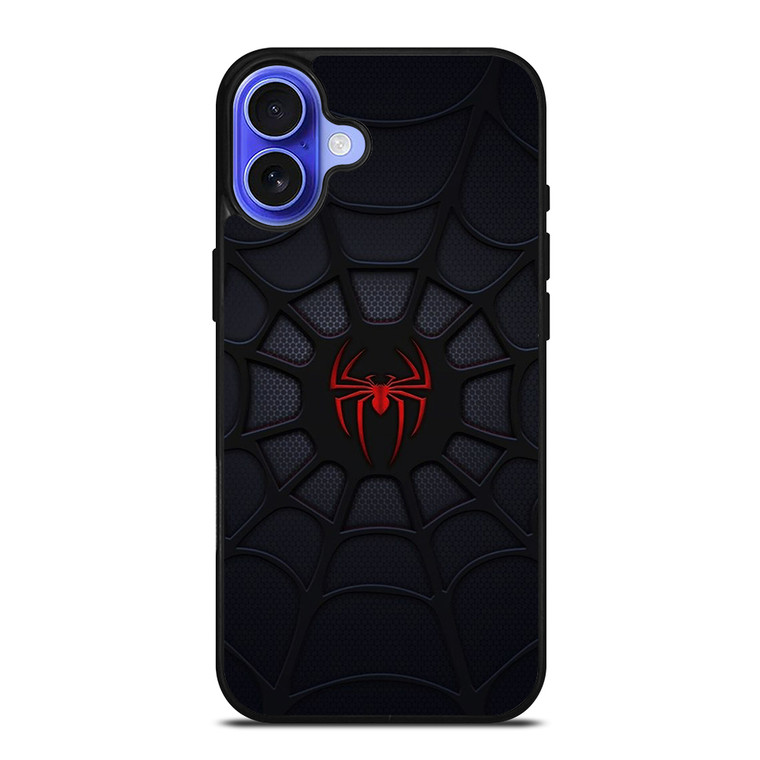 SPIDERMAN RED LOGO iPhone 16 Case Cover SPIDERMAN RED LOGO iPhone 16 Case Cover