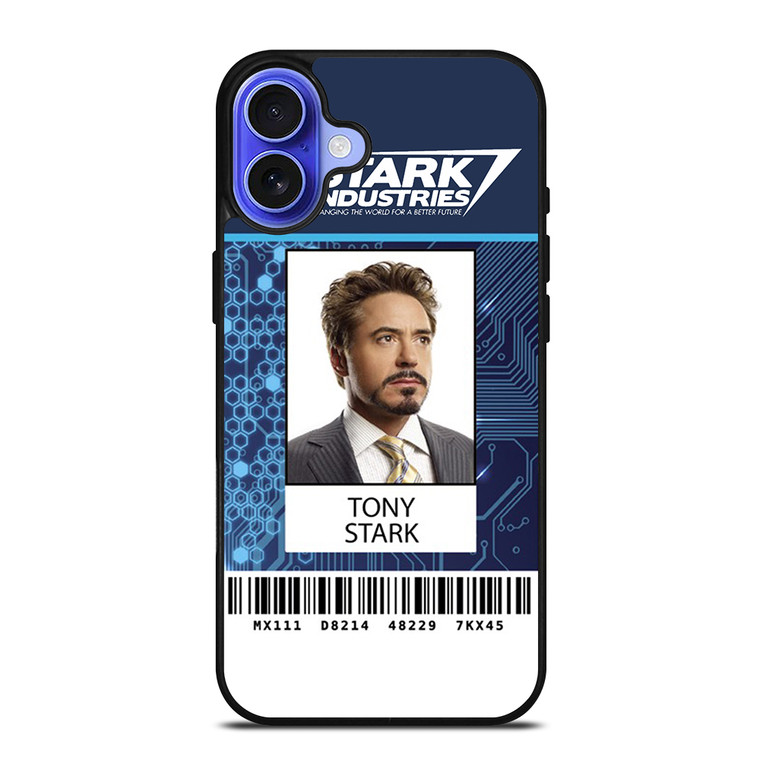 STARK INDUSTRIES ID CARD iPhone 16 Case Cover