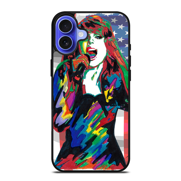 TAYLOR SWIFT AMERICANA iPhone 16 Case Cover