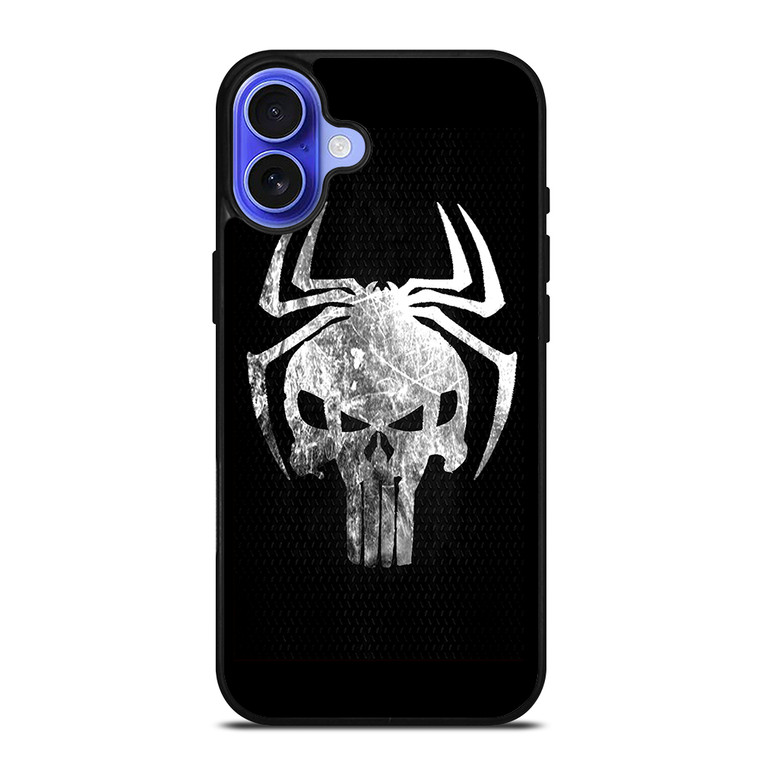 THE PUNISHER SPIDERMAN iPhone 16 Case Cover