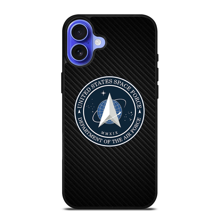 UNITED STATES SPACE CORPS USSC CARBON LOGO iPhone 16 Case Cover