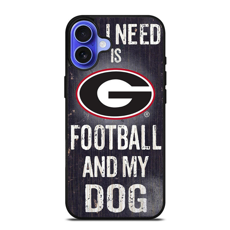 UNIVERSITY GEORGIA BULLDOGS 5 iPhone 16 Case Cover