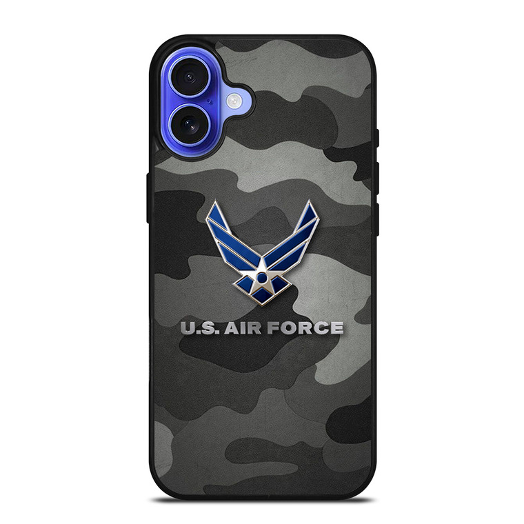 US AIR FORCE CAMO LOGO  iPhone 16 Case Cover