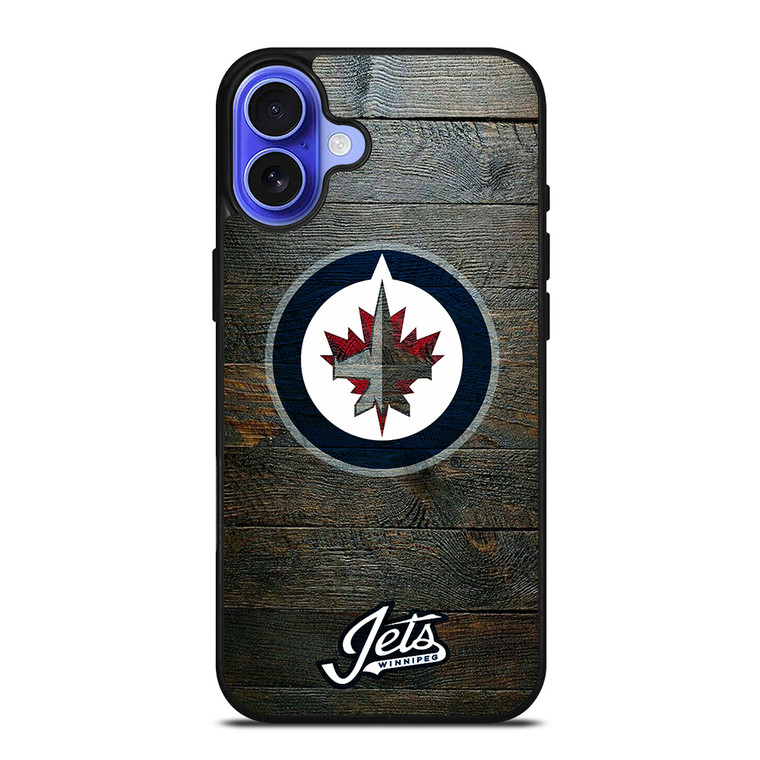 WINNIPEG JETS WOODEN iPhone 16 Case Cover