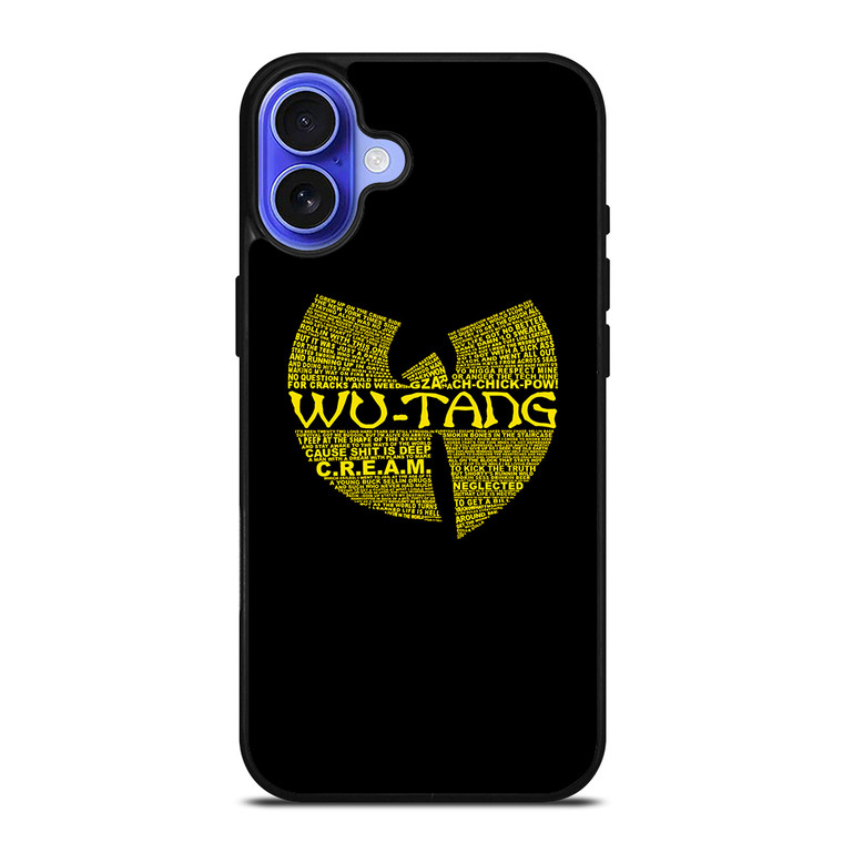 WU TANG CLAN HIP HOP iPhone 16 Case Cover