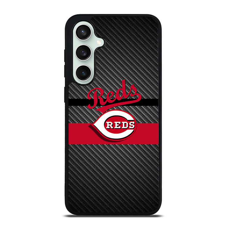 CINCINNATI REDS CARBON Samsung Galaxy S23 FE Case Cover
