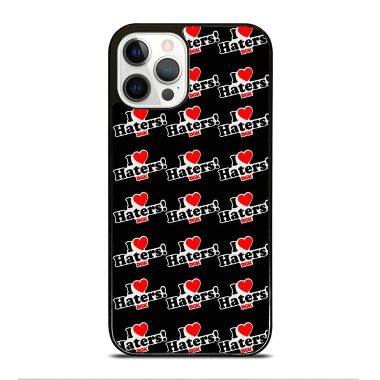 DGK I LOVE HATERS PATTERN iPhone 12 Pro Case Cover