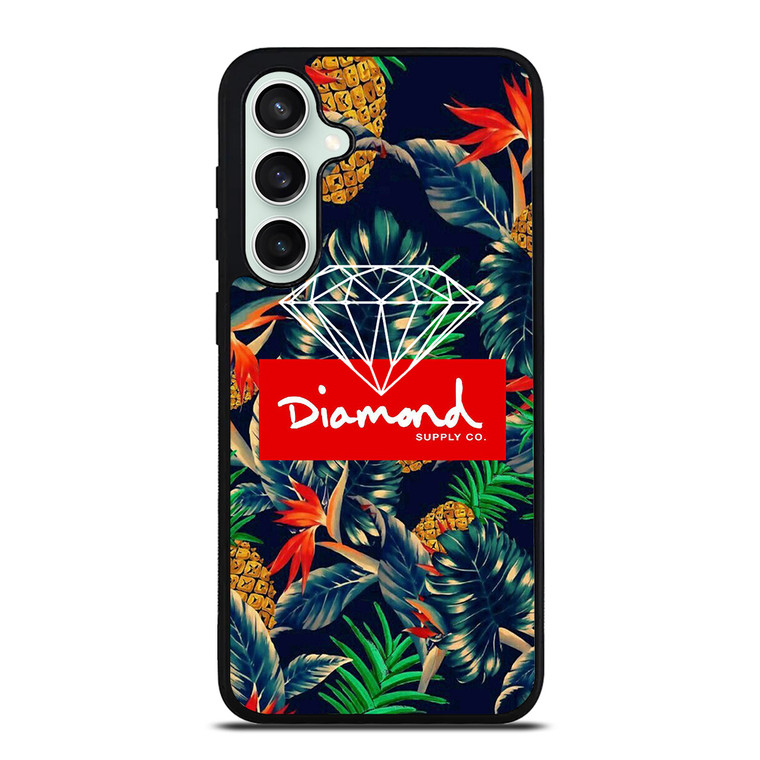 DIAMOND SUPPLY CO FLORAL LOGO Samsung Galaxy S23 FE Case Cover DIAMOND SUPPLY CO FLORAL LOGO Samsung Galaxy S23 FE Case Cover