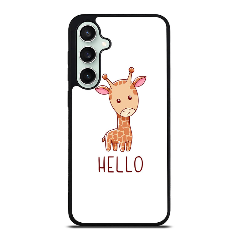 GIRAFFE HELLO Samsung Galaxy S23 FE Case Cover GIRAFFE HELLO Samsung Galaxy S23 FE Case Cover